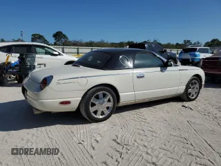 2002 Ford Thunderbird Hardtop Premium with VIN 1FAHP60A22Y100492, listed as a Copart auction lot 44348235 with 61,496 mi miles and Clean Title. Bid and sale history available at DreamBid. Image 3.