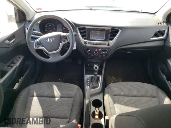 2019 Hyundai Accent SE with VIN 3KPC24A3XKE044640, listed as a Copart auction lot 75141053 with 76,199 mi miles. Bid and sale history available at carsss.com. Image 8.