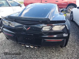 2016 Chevrolet Corvette Z06 1LZ with VIN 1G1YN2D62G5613452, listed as a Copart auction lot 74328594 with 0 mi miles and Salvage Title. Bid and sale history available at carsss.com. Image 6.