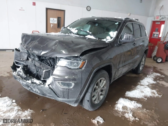 2021 Jeep Grand Cherokee Laredo X with VIN 1C4RJFAG3MC648293, listed as a IAAI auction lot 41586333 with 46,315 mi miles. Bid and sale history available at carsss.com. Image 17.
