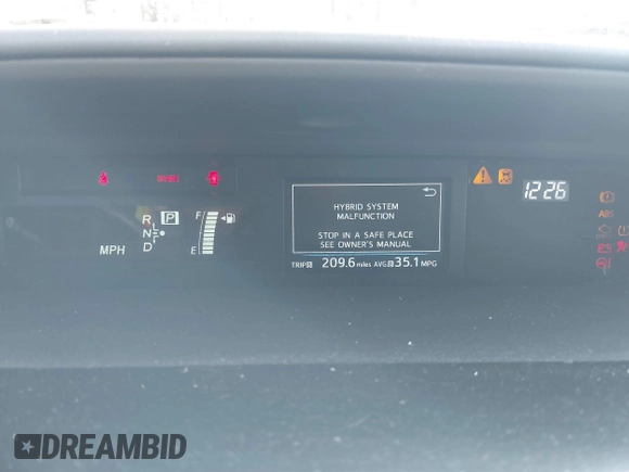 2015 Toyota Prius Two with VIN JTDZN3EU7FJ040438, listed as a IAAI auction lot 41641753 with 57,727 mi miles and . Bid and sale history available at DreamBid. Image 7.