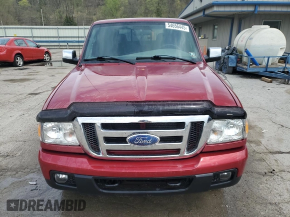 2006 Ford Ranger XLT with VIN 1FTZR45E96PA38979, listed as a Copart auction lot 54656445 with 131,442 mi miles and Salvage Title. Bid and sale history available at carsss.com. Image 5.