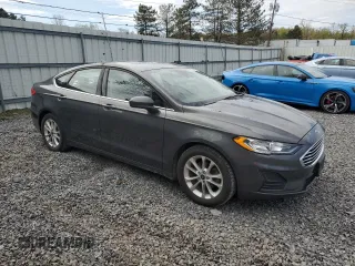 2019 Ford Fusion SE with VIN 3FA6P0HD6KR279461, listed as a Copart auction lot 55236475 with 25,464 mi miles and Salvage Title. Bid and sale history available at carsss.com. Image 4.