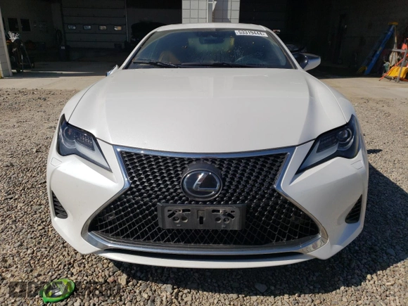 2019 Lexus RC with VIN JTHS85BC9K5004980, listed as a Copart auction lot 53319444 with 58,474 mi miles and Salvage Title. Bid and sale history available at carsss.com. Image 5.