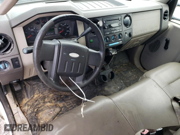2008 Ford Super Duty F-250 SRW XL with VIN 1FTSX20RX8EB43129, listed as a Copart auction lot 41596075 with 222,514 mi miles and Clean Title. Bid and sale history available at carsss.com. Image 8.