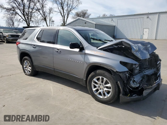 2018 Chevrolet Traverse LS with VIN 1GNERFKW3JJ167214, listed as a Copart auction lot 47131435 with 143,914 mi miles and Salvage Title. Bid and sale history available at carsss.com. Image 4.