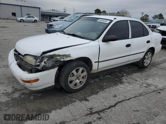 1996 Geo Prizm z VIN 1Y1SK5263TZ061291, wystawiony jako Copart lot #85366554 z przebiegiem 211 051 mil mil oraz Szkody całkowita. Historia ofert i sprzedaży dostępna na DreamBid. Obrazek 1.
