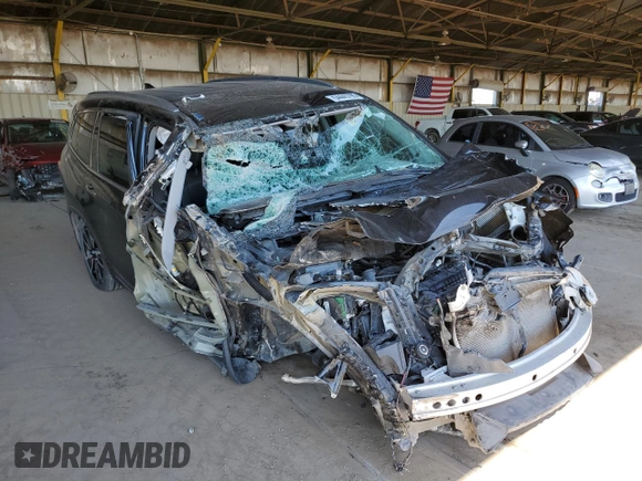2021 Honda Pilot Touring 8-Passenger with VIN 5FNYF5H96MB007074, listed as a Copart auction lot 54445795 with Not Provided miles and Salvage Title. Bid and sale history available at DreamBid. Image 4.