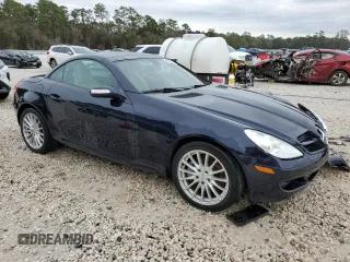 2006 Mercedes-Benz SLK 350 with VIN WDBWK56FX6F107896, listed as a Copart auction lot 88487955 with 108,675 mi miles and Salvage title. Bid and sale history available at DreamBid. Image 4.
