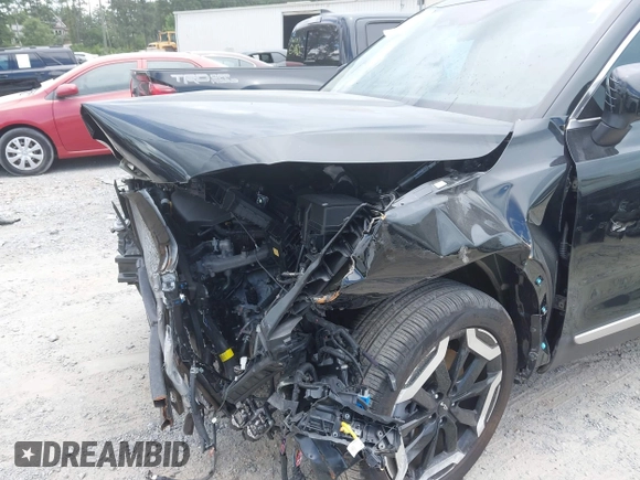 2025 Kia Telluride S with VIN 5XYP6DGC3SG612078, listed as a IAAI auction lot 42694686 with 12,167 mi miles and . Bid and sale history available at DreamBid. Image 6.