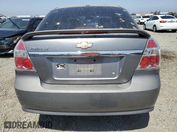 2007 Chevrolet Aveo LT with VIN KL1TG56607B053675, listed as a Copart auction lot 58504415 with 214,019 mi miles and Salvage title. Bid and sale history available at DreamBid. Image 6.