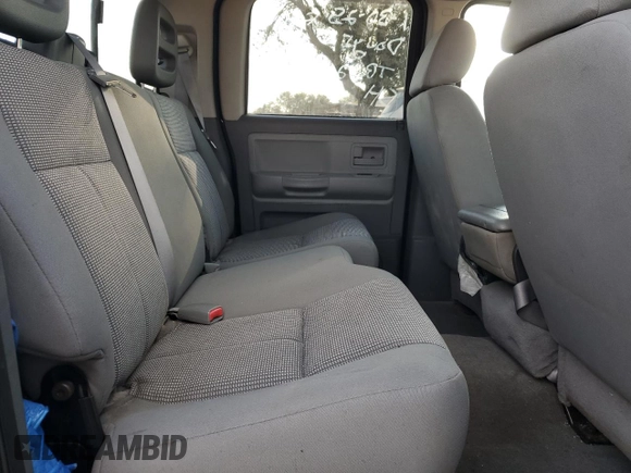 2007 Dodge Dakota SLT with VIN 1D7HE48K97S181024, listed as a Copart auction lot 44244355 with 110,016 mi miles and Salvage Title. Bid and sale history available at DreamBid. Image 10.
