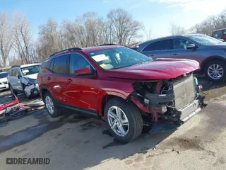 2019 GMC Terrain SLE with VIN 3GKALMEV3KL144871, listed as a IAAI auction lot 41792585 with 52,749 mi miles. Bid and sale history available at carsss.com. Image 1.