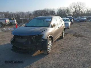 2016 Nissan Rogue S with VIN KNMAT2MV4GP647788, listed as a IAAI auction lot 41282602 with 96,556 mi miles. Bid and sale history available at carsss.com. Image 17.