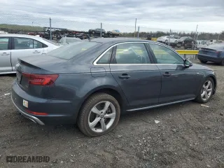 2019 Audi A4 Premium with VIN WAUDNAF45KA030818, listed as a Copart auction lot 53670475 with 55,800 mi miles and Salvage Title. Bid and sale history available at carsss.com. Image 3.