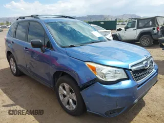 2016 Subaru Forester 2.5i z VIN JF2SJABC6GH555874, wystawiony jako IAAI lot #42196466 z przebiegiem 166 025 mil mil oraz . Historia ofert i sprzedaży dostępna na DreamBid. Obrazek 1.