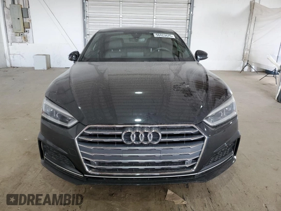 2019 Audi A5 Premium Plus with VIN WAUTNAF54KA008183, listed as a Copart auction lot 50423625 with 50,476 mi miles and Salvage Title. Bid and sale history available at DreamBid. Image 5.