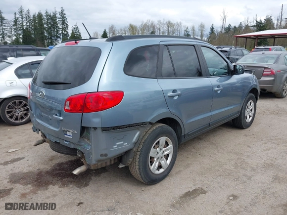 2009 Hyundai Santa Fe GLS with VIN 5NMSG13DX9H319699, listed as a IAAI auction lot 41949510 with 188,739 mi miles. Bid and sale history available at carsss.com. Image 4.