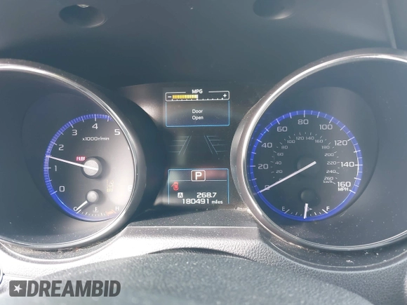2017 Subaru Outback Touring with VIN 4S4BSETC4H3222195, listed as a IAAI auction lot 42750327 with 180,491 mi miles and . Bid and sale history available at DreamBid. Image 7.