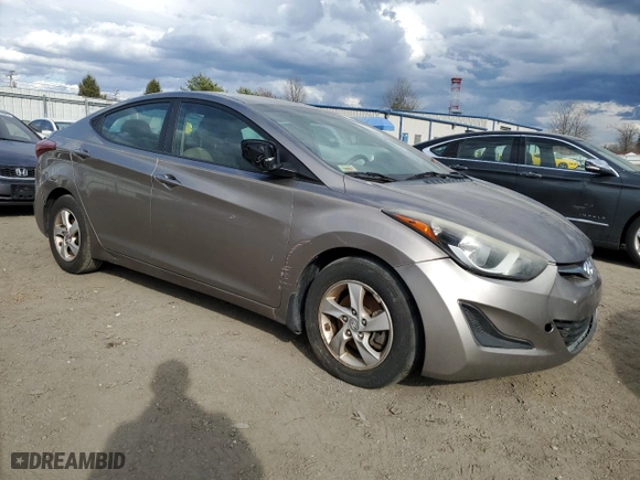 2014 Hyundai Elantra Limited with VIN 5NPDH4AE1EH542956, listed as a Copart auction lot 51448885 with 196,160 mi miles and Clean Title. Bid and sale history available at carsss.com. Image 4.