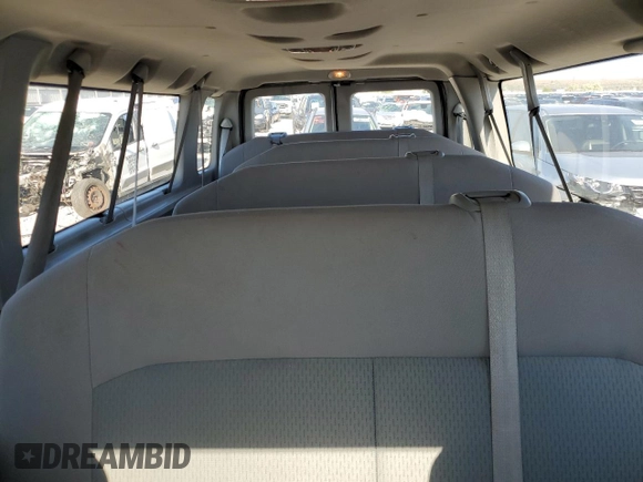 2014 Ford Econoline Passenger XL with VIN 1FBSS3BL1EDA66685, listed as a Copart auction lot 57953475 with 97,203 mi miles and Salvage title. Bid and sale history available at DreamBid. Image 10.