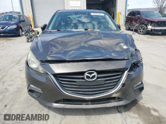 2014 Mazda 3 i Grand Touring with VIN JM1BM1M79E1142889, listed as a Copart auction lot 53263345 with 146,606 mi miles and Salvage Title. Bid and sale history available at DreamBid. Image 5.