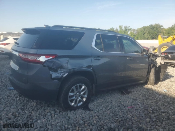 2019 Chevrolet Traverse LT Cloth with VIN 1GNERGKW8KJ305014, listed as a Copart auction lot 51271995 with 33,893 mi miles and Non Repairable. Bid and sale history available at carsss.com. Image 3.