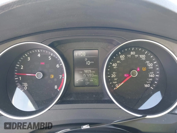 2016 Volkswagen Jetta Sedan 1.4T SE with VIN 3VWD67AJ2GM340416, listed as a IAAI auction lot 41663211 with 157,283 mi miles. Bid and sale history available at carsss.com. Image 7.