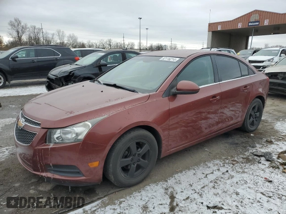 2012 Chevrolet Cruze LT w/1LT with VIN 1G1PF5SC9C7331018, listed as a Copart auction lot 82116214 with 189,849 mi miles and Salvage Title. Bid and sale history available at carsss.com. Image 1.