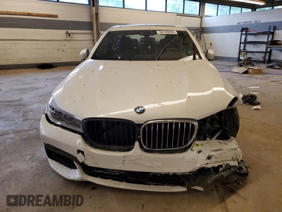 2017 BMW 7 Series with VIN WBA7F2C36HG422997, listed as a Copart auction lot 56149494 with Not Provided miles and Salvage Title. Bid and sale history available at DreamBid. Image 5.