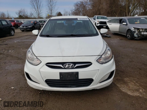 2012 Hyundai Accent GLS with VIN KMHCT4AE9CU186314, listed as a Copart auction lot 52349245 with 369,601 mi miles and Salvage Title. Bid and sale history available at carsss.com. Image 5.