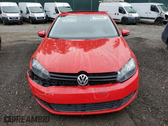 2010 Volkswagen Golf с VIN WVWDB7AJ9AW404313, выставлен на аукционе Copart как лот 74779244 с пробегом 164 318 миль миль и Списание • Salvage title. История ставок и продаж доступна на DreamBid. Изображение 5.