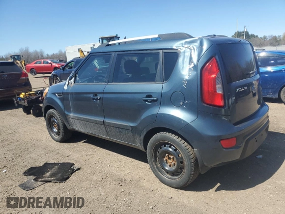 2012 Kia Soul + with VIN KNDJT2A62C7383283, listed as a Copart auction lot 53385785 with 188,224 mi miles and Clean Title. Bid and sale history available at carsss.com. Image 2.