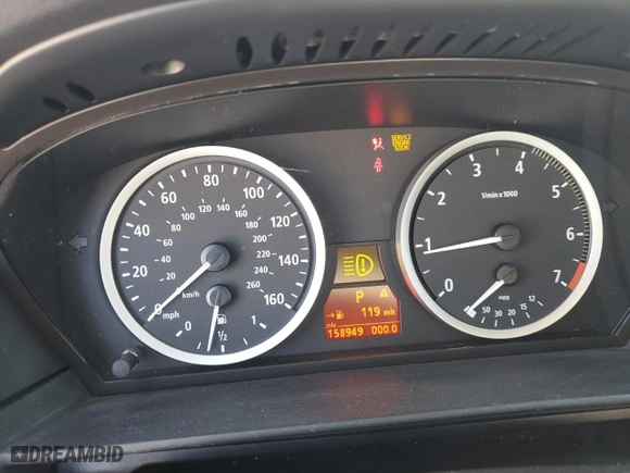 2004 BMW 5 Series 545iA with VIN WBANB33534B108502, listed as a Copart auction lot 49930725 with 158,949 mi miles and Salvage Title. Bid and sale history available at carsss.com. Image 9.