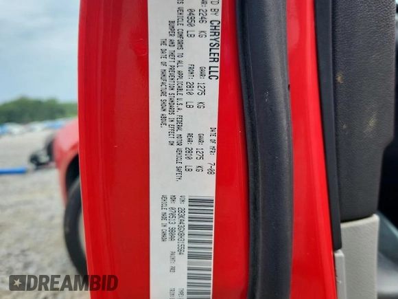 2008 Dodge Charger with VIN 2B3KA43GX8H315564, listed as a Copart auction lot 63519225 with 126,689 mi miles and Salvage title. Bid and sale history available at DreamBid. Image 12.