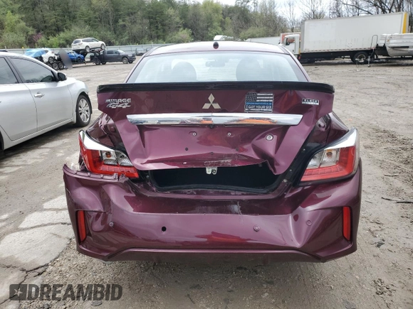 2022 Mitsubishi Mirage ES z VIN ML32FUFJ3NHF08086, wystawiony jako Copart lot #51950045 z przebiegiem 30 677 mil mil oraz Szkoda całkowita • Salvage title. Historia ofert i sprzedaży dostępna na DreamBid. Obrazek 6.