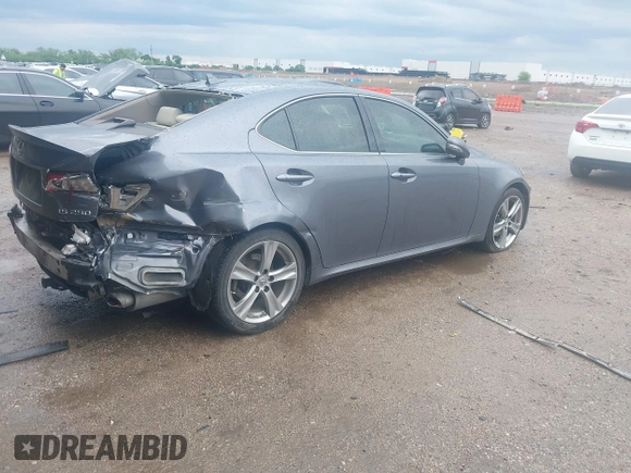 2012 Lexus IS 250 with VIN JTHBF5C23C5172224, listed as a IAAI auction lot 42143030 with Not provided miles and . Bid and sale history available at DreamBid. Image 4.