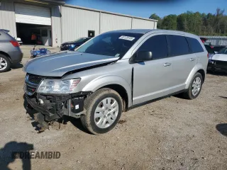 2014 Dodge Journey American Value Pkg with VIN 3C4PDCAB6ET112297, listed as a Copart auction lot 52120705 with 218,154 mi miles and Salvage Title. Bid and sale history available at carsss.com. Image 1.