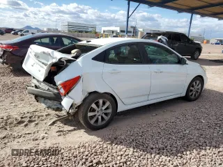 2012 Hyundai Accent GLS with VIN KMHCU4AE1CU151330, listed as a Copart auction lot 47549425 with 159,696 mi miles and Salvage Title. Bid and sale history available at carsss.com. Image 3.