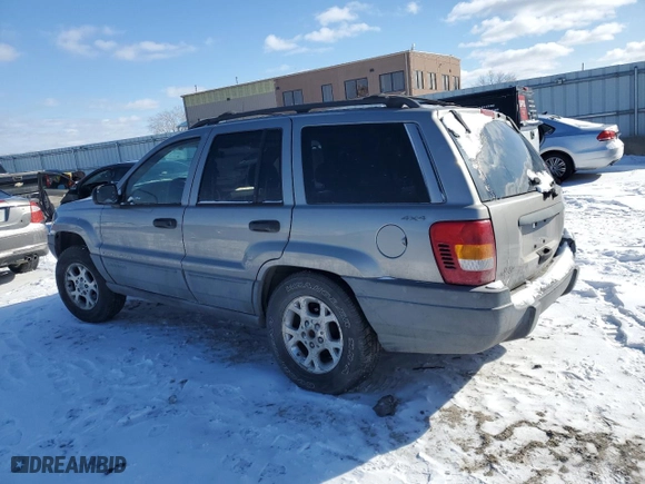 2001 Jeep Grand Cherokee Laredo with VIN 1J4GW48S41C678688, listed as a Copart auction lot 45592645 with 0 mi miles and Salvage Title. Bid and sale history available at carsss.com. Image 2.
