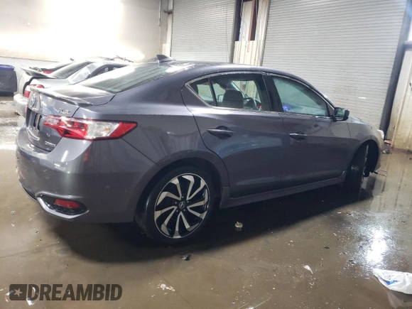 2018 Acura ILX Special Edition with VIN 19UDE2F48JA003377, listed as a Copart auction lot 46314035 with 58,163 mi miles and Salvage Title. Bid and sale history available at carsss.com. Image 3.