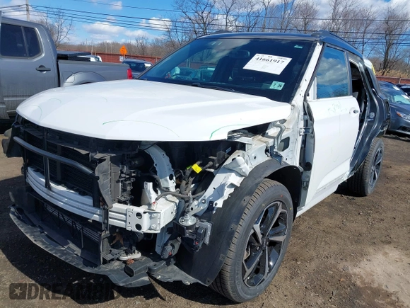 2021 Chevrolet TrailBlazer RS with VIN KL79MUSL2MB174573, listed as a IAAI auction lot 41661917 with 68,646 mi miles. Bid and sale history available at carsss.com. Image 6.