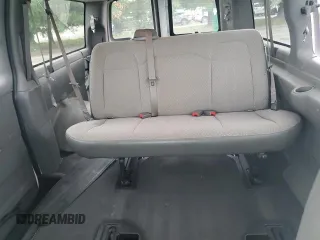 2014 Chevrolet Express Passenger 1LT with VIN 1GAZGYFG9E1207695, listed as a Copart auction lot 62146754 with 108,836 mi miles and Salvage title. Bid and sale history available at DreamBid. Image 10.