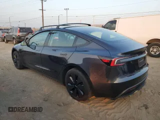 2024 Tesla Model 3 with VIN 5YJ3E1EA2RF749483, listed as a Copart auction lot 83839194 with 5,339 mi miles and Salvage Title. Bid and sale history available at carsss.com. Image 2.