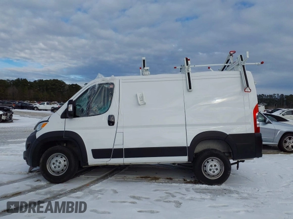 2023 Ram ProMaster Cargo with VIN 3C6LRVNG1PE548538, listed as a IAAI auction lot 41082571 with 21,357 mi miles and . Bid and sale history available at DreamBid. Image 13.