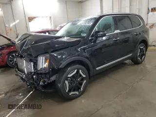2025 Kia Telluride S z VIN 5XYP64GC3SG598196, wystawiony jako Copart lot #51821945 z przebiegiem 6 427 mil mil oraz Szkoda całkowita • Salvage title. Historia ofert i sprzedaży dostępna na DreamBid. Obrazek 1.