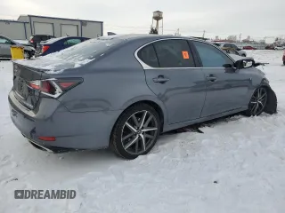 2016 Lexus GS 350 with VIN JTHCZ1BL2GA000391, listed as a Copart auction lot 45433215 with Not provided miles and Salvage title. Bid and sale history available at DreamBid. Image 3.