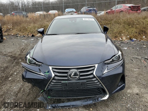 2018 Lexus IS with VIN JTHC81D2XJ5029211, listed as a Copart auction lot 84718274 with 28,290 mi miles and Salvage Title. Bid and sale history available at carsss.com. Image 5.