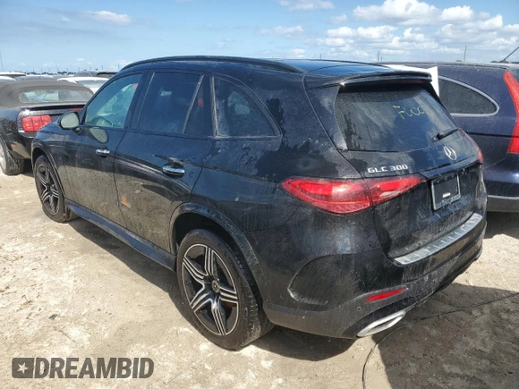 2024 Mercedes-Benz GLC with VIN W1NKM4GB7RF077169, listed as a Copart auction lot 74527004 with 0 mi miles and Non Repairable. Bid and sale history available at carsss.com. Image 2.