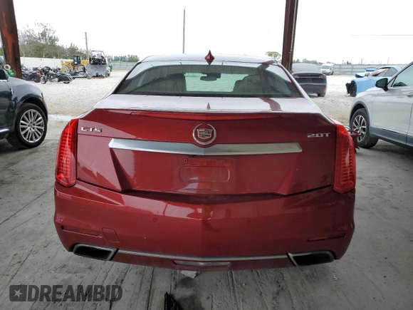 2016 Cadillac CTS Sedan Luxury Collection RWD with VIN 1G6AR5SX8G0117405, listed as a Copart auction lot 88578555 with 62,579 mi miles and Clean Title. Bid and sale history available at carsss.com. Image 6.